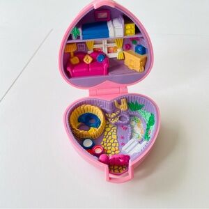 Blue Bird Vintage 1993 Polly Pocket Kozy Kitties and Her Kitties COMPACT ONLY
